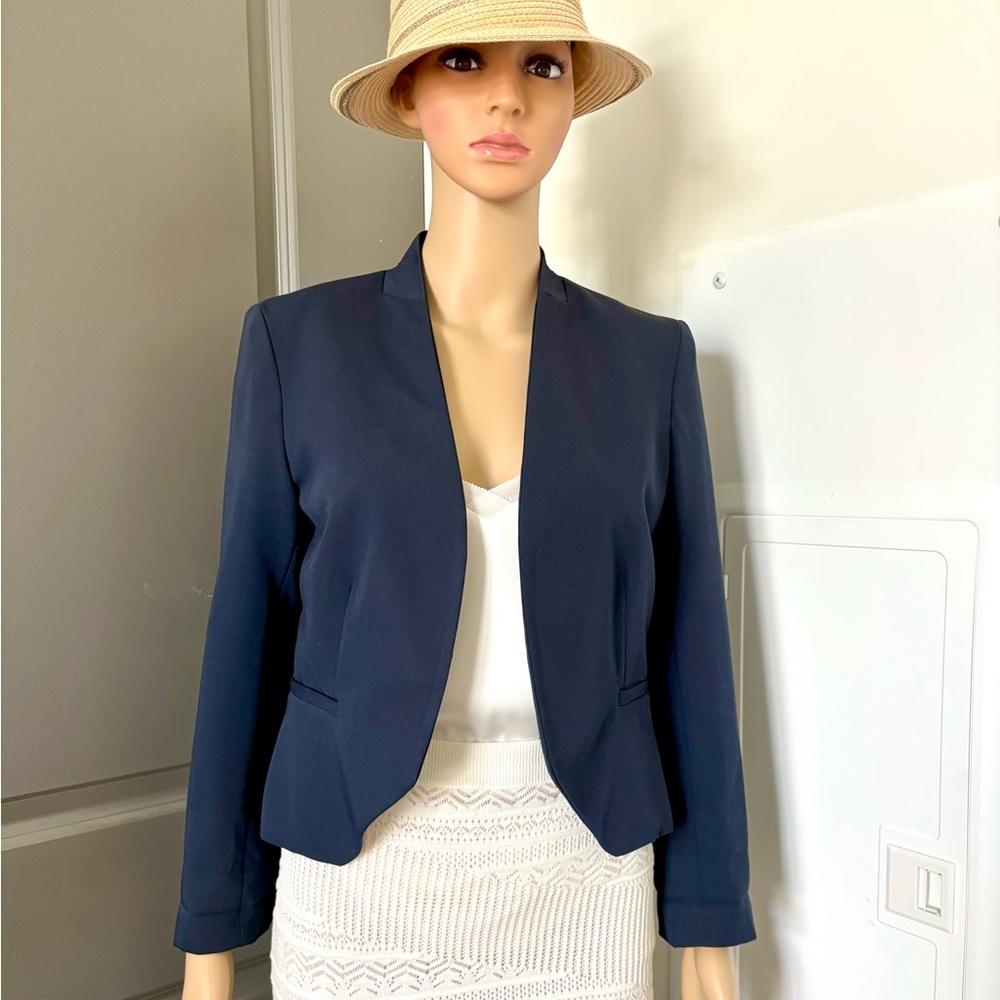 Aqua Classic Navy Blue Women's Blazer jacket size S-M used